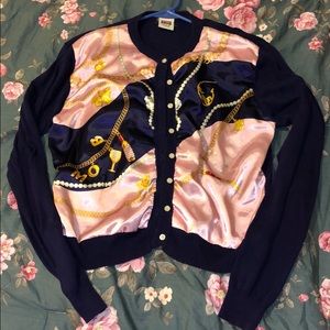 Silk Cardigan.